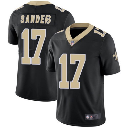 Men's New Orleans Saints #17 Emmanuel Sanders Black NFL Vapor Untouchable Limited Stitched Jersey Men's New Orleans Saints #17 Emmanuel Sanders Black NFL Vapor Untouchable Limited Stitched Jersey